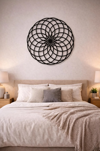 Minimalist Geometric Metal Wall Art