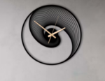 Spiral Metal Wall Clock