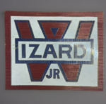 Izard Jr automobile radiator badge reproduction