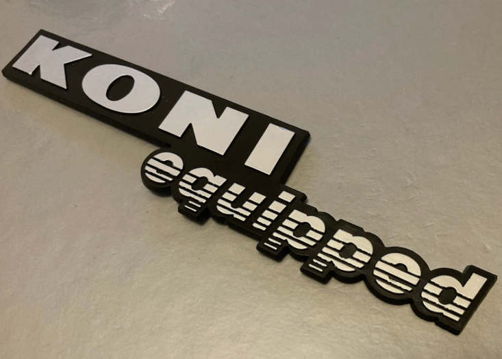 3D Plastic Stick-On Badge