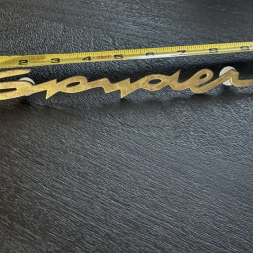 Car Lettering Emblem