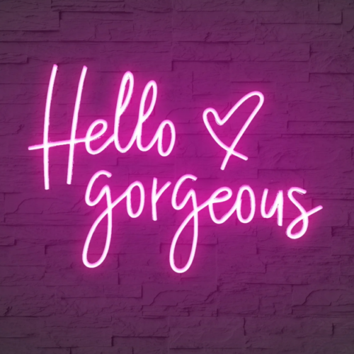 Hello ❤ Gorgeous Neon Sign
