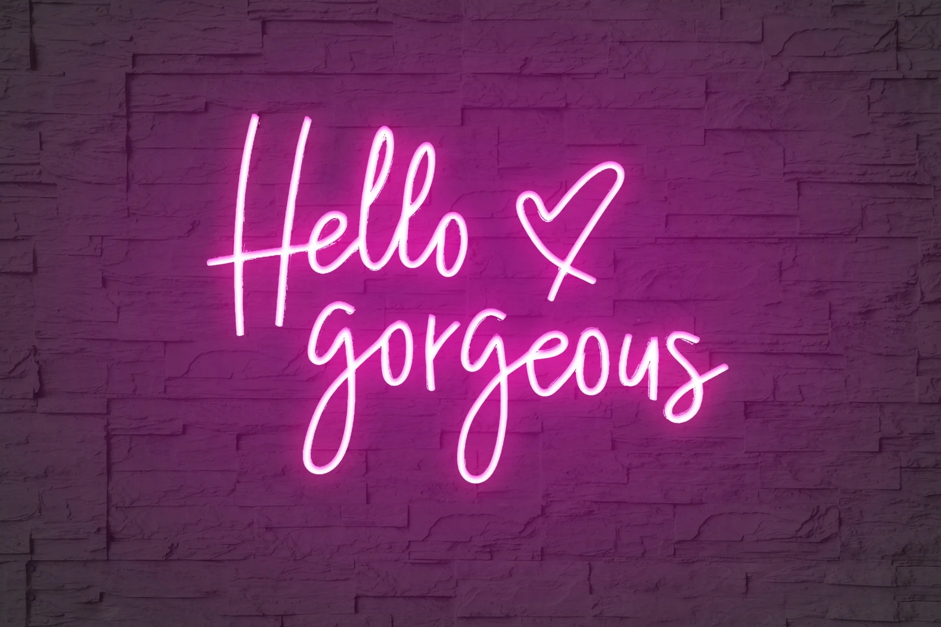 Hello ❤ Gorgeous Neon Sign