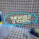 The World Is Yours Neon Sign