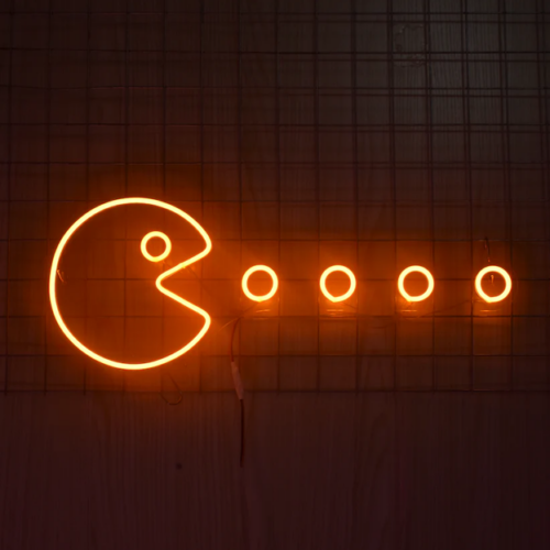 Pacman LED Neon Sign
