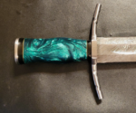Damascus Combat Sword