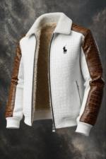 Men’s Polo Leather Jacket