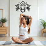 Lotus Flower Metal Wall Art