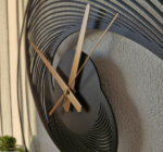 Spiral Metal Wall Clock