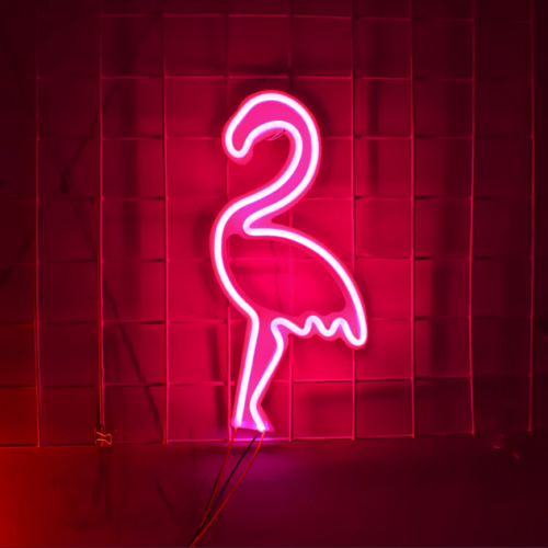 Pink Flamingo Neon Light Sign