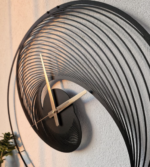 Spiral Metal Wall Clock