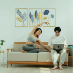 Gold Metal Wall Decor Leaf Wall Hanging Set of 3