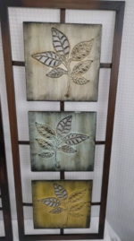 abstract metal wall decor