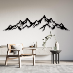 Mountain Ranges View Wall Decor