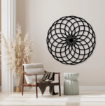 Minimalist Geometric Metal Wall Art