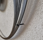 Spiral Metal Wall Clock