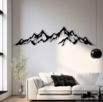 Mountain Ranges View Wall Decor