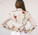 Embroidered Jacket with flowers
