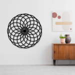 Minimalist Geometric Metal Wall Art