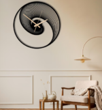 Spiral Metal Wall Clock