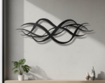 Abstract Wave Metal Wall Art
