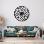 Minimalist Geometric Metal Wall Art