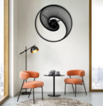 Spiral Metal Wall Clock