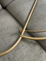 Gorgeous Metal Wall Decor Tester Bed Crown Princess Canopy in Gold Tone