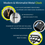 Metal Wall Clock