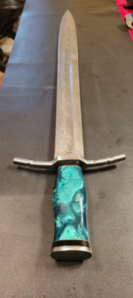 Damascus Combat Sword