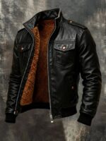 Leather Outdoor Jacket