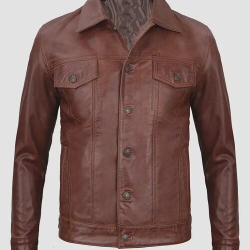 Men’s Hand Made Vintage Leather Jacket