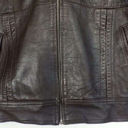 Vintage 80s Brown Leather