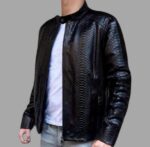 Python Leather Jacket