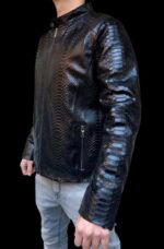 Python Leather Jacket