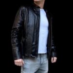 Python Leather Jacket