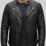 Black Biker Leather Jacket