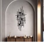 Geometric Mid-Century Metal Wall Art