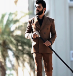 Markhor Antique Metal Walking Cane