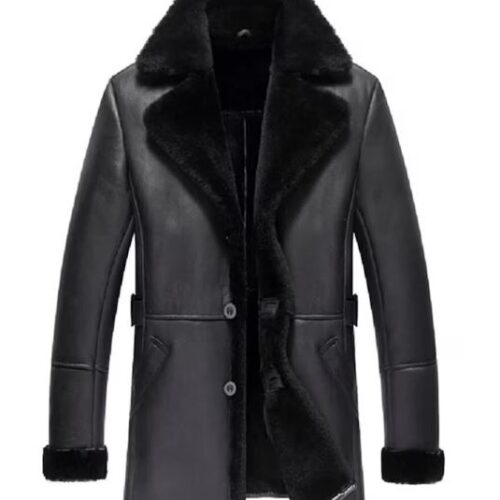 Men's Black RAF Trench Coat