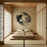 Koi Fish Metal Wall Art