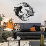 Koi Fish Metal Wall Art