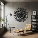 Abstract Round Wall Decor