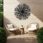 Abstract Round Wall Decor