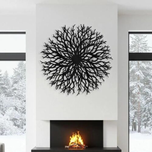 Abstract Round Wall Decor