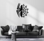 Spider Web Metal Wall Art
