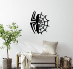 Spider Web Metal Wall Art