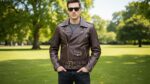 Unisex Biker Leather Jacket