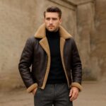 Men’s Shearling Leather Jacket
