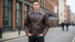 Unisex Biker Leather Jacket